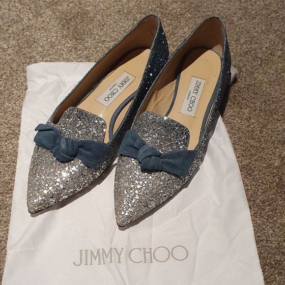 靴 JIMMY CHOU Gala GALA 22cm Jimmy Choo(ジミーチュウ) フラットシューズ